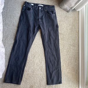 Mens Pacsun Denim Black Vintage Loose Size 30x30 Jeans